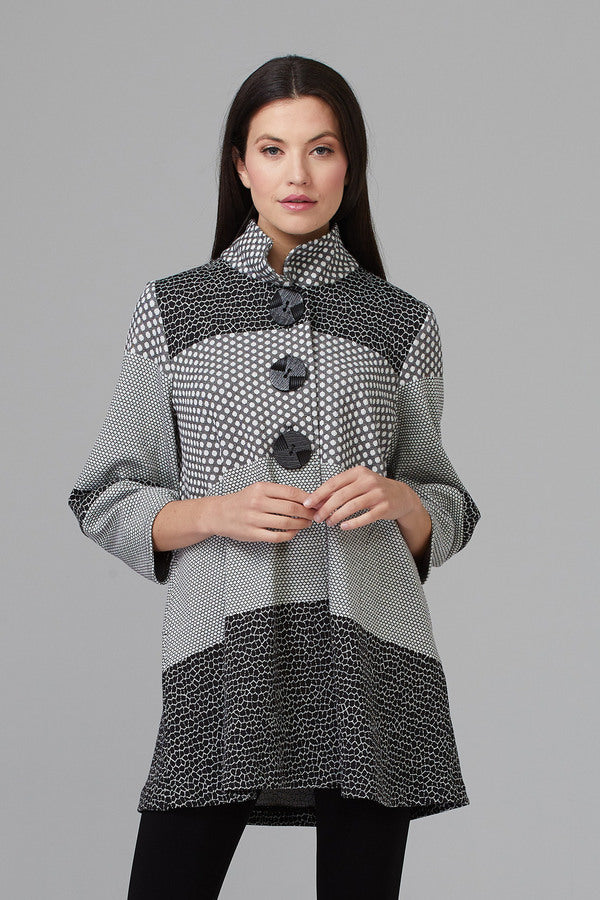 Joseph houndstooth outlet coat