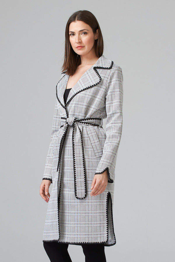 Joseph houndstooth outlet coat