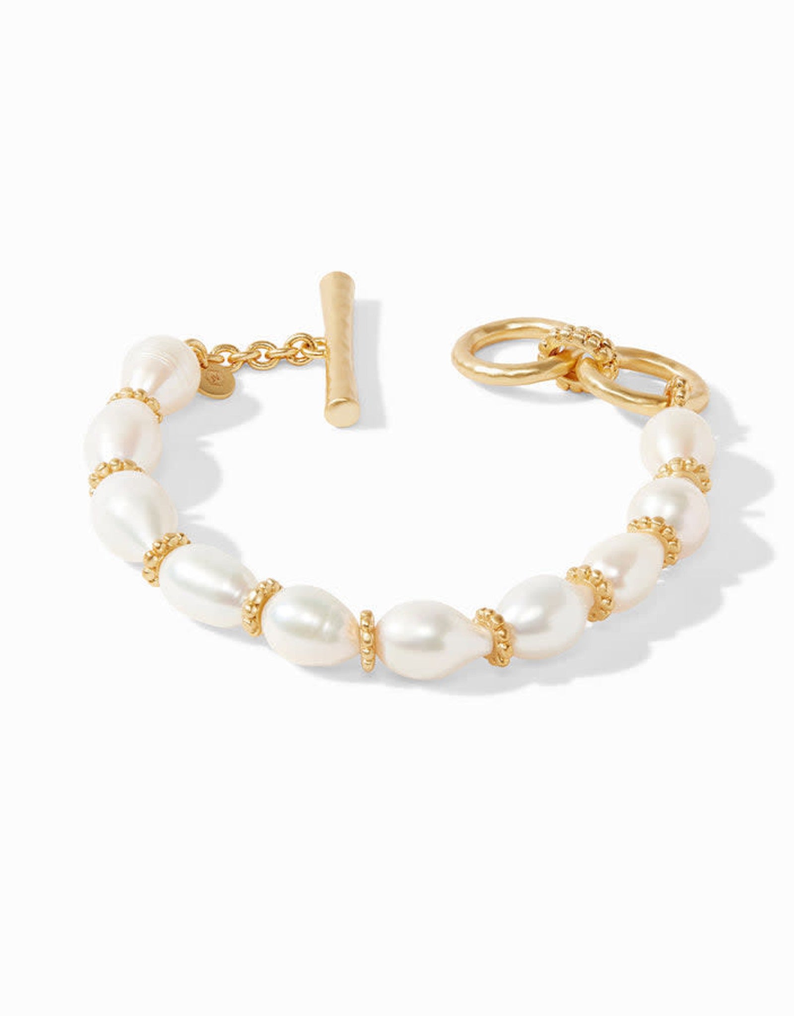 Julie Vos Savoy Medium Bangle in Pearl