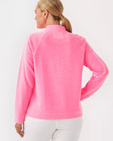 Lilly Pulitzer Luxletic Ashlee Half-Zip Pullover Rousseau Pink