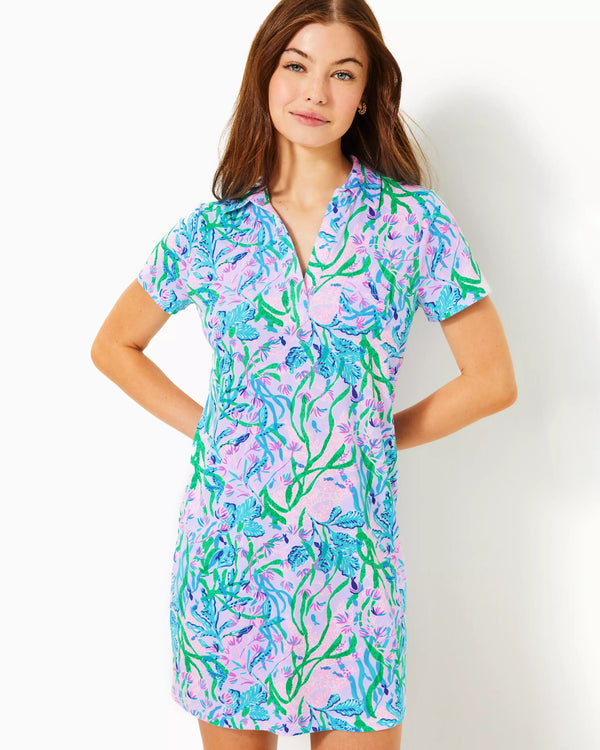 Lilly Pulitzer UPF 50+ Dune Dress Multi Secret Escape  *