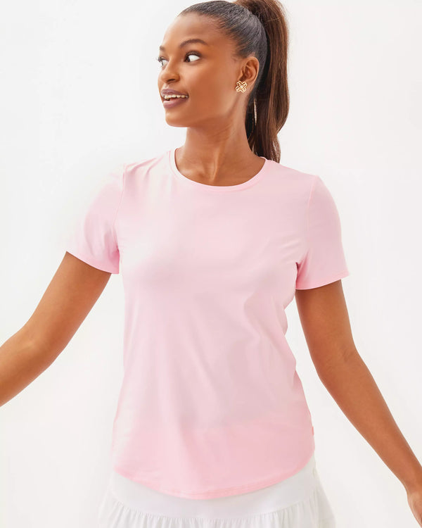 Lilly Pulitzer UPF 50+ Westley Active Tee Pink Muse