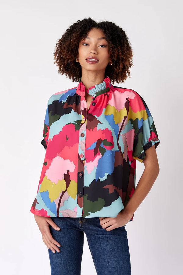 Crosby by Mollie Burch Britt Top Painted Floral