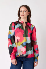 Crosby by Mollie Burch Lydie Top Painted Floral