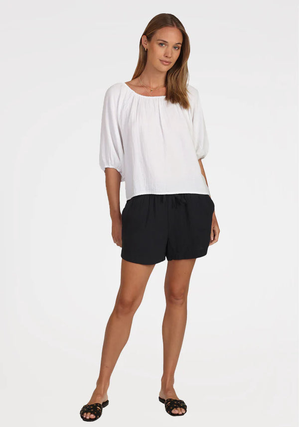 Dylan Drawstring Short Black