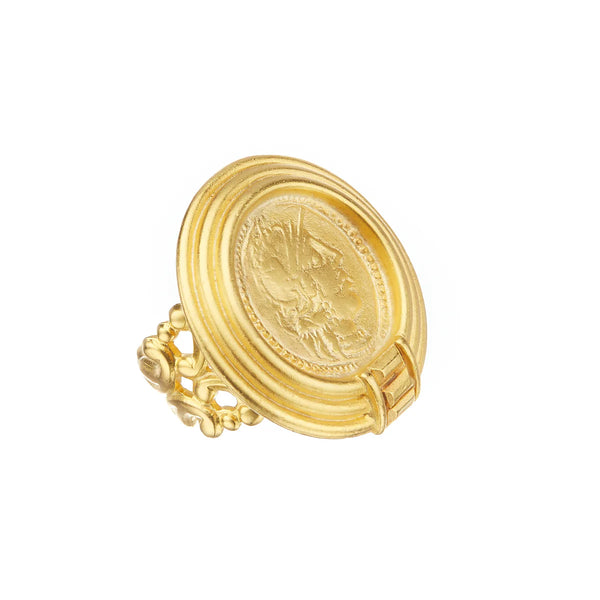 Susan Shaw Roma Coin Ring