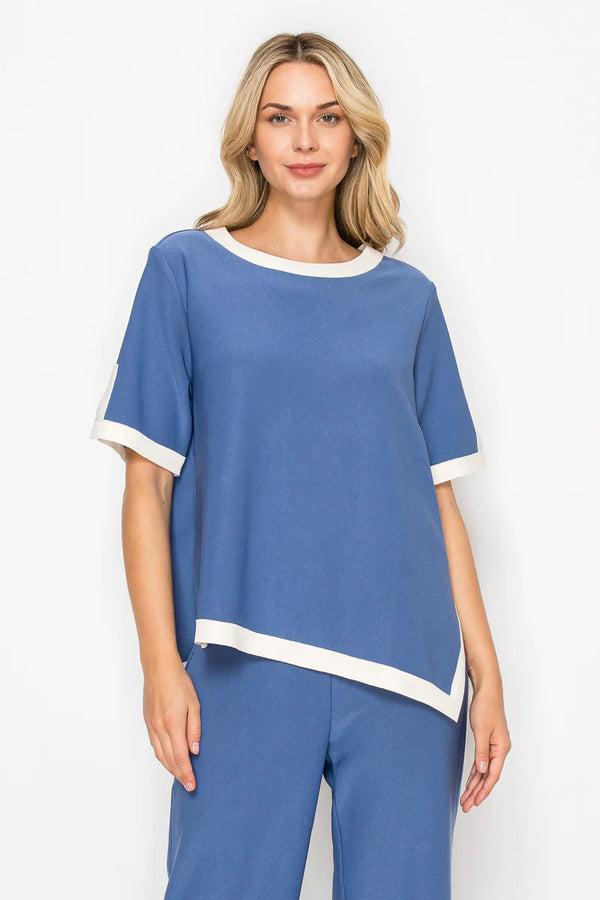 JOH Kaya Asymmetric Top Blue