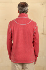 True Grit Melange Soft Fleece 1/4 Zip Pullover Spice