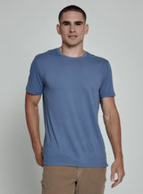 7DiamondsCore™ Crew Neck Tee in Blue Indigo