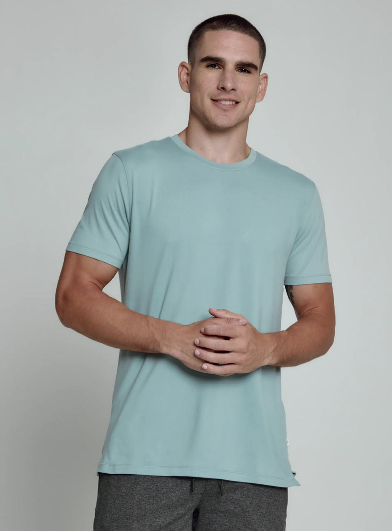 7DiamondsCore™ Crew Neck Tee in Seafoam