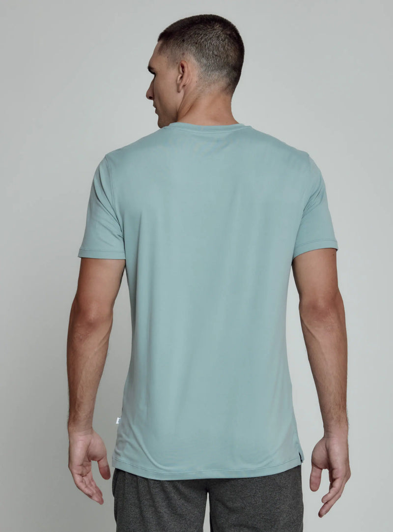 7DiamondsCore™ Crew Neck Tee in Seafoam