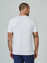 7DiamondsCore™ Crew Neck Tee in white