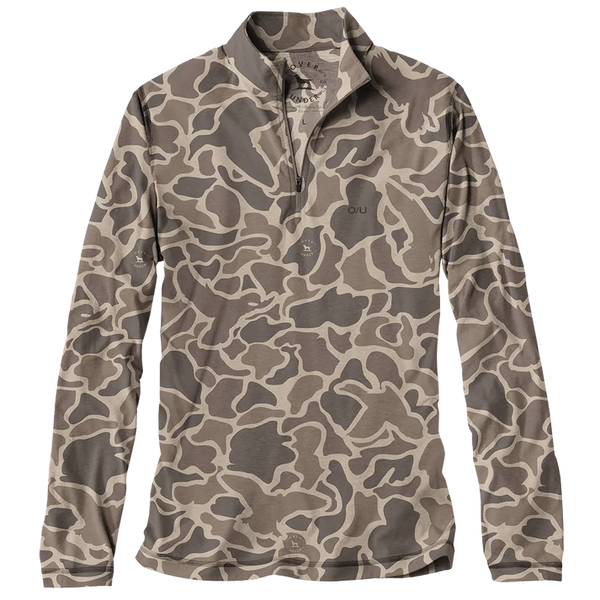 Over Under Core Layer 1/4 Zip in Duck Camo