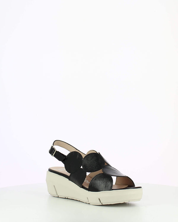 Wonders Derry Negro Sandal