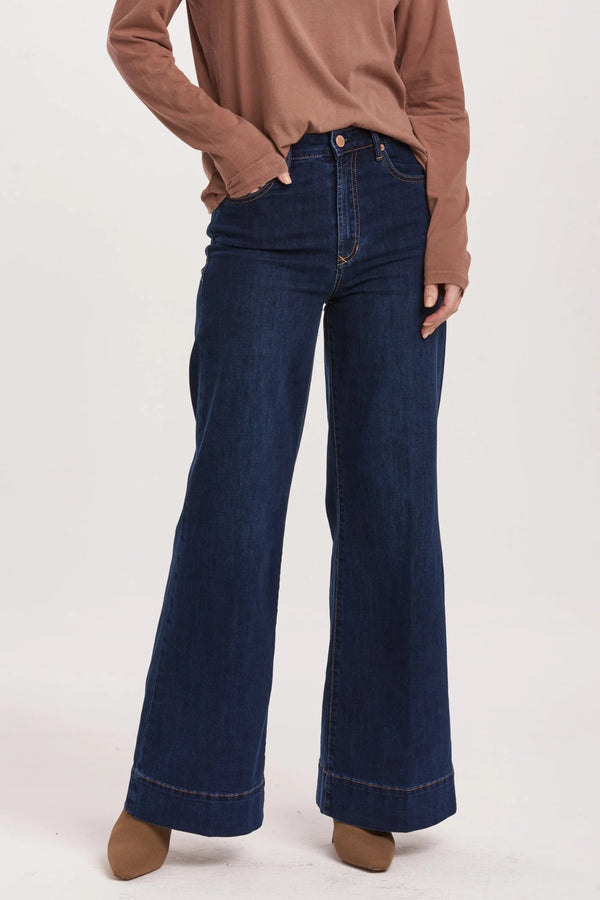 Dear John Fiona High Ride Wide Leg Jean Star Demand