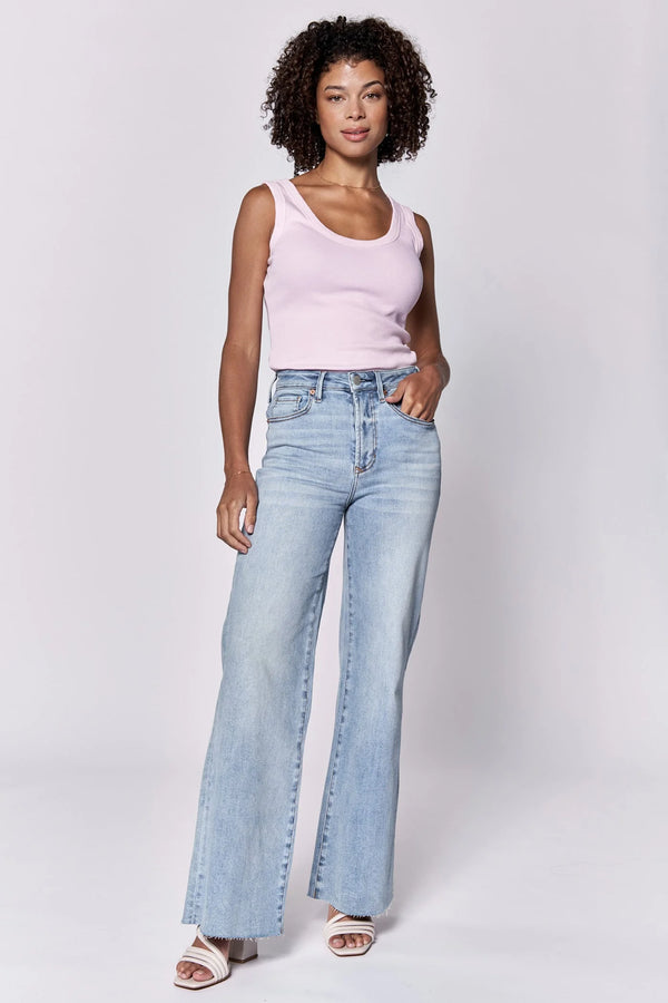 Dear John Fiona High Rise Full Length Wide Leg Jean Montilla