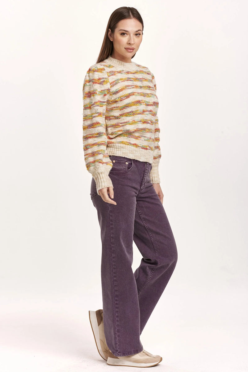 Dear John Jasmine Sweater Seaside Stripe