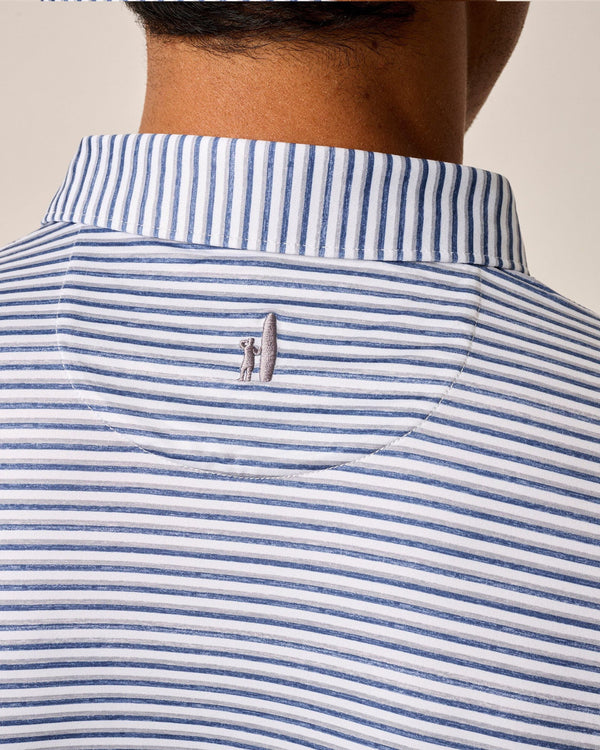 Johnnie-O Featherweight Performance Polo - Warwick Stripe Seal