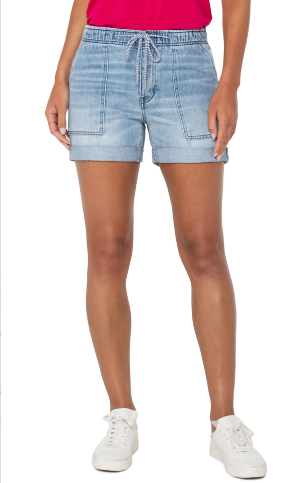 Liverpool Rascal Short With Cuff Hem Boylston