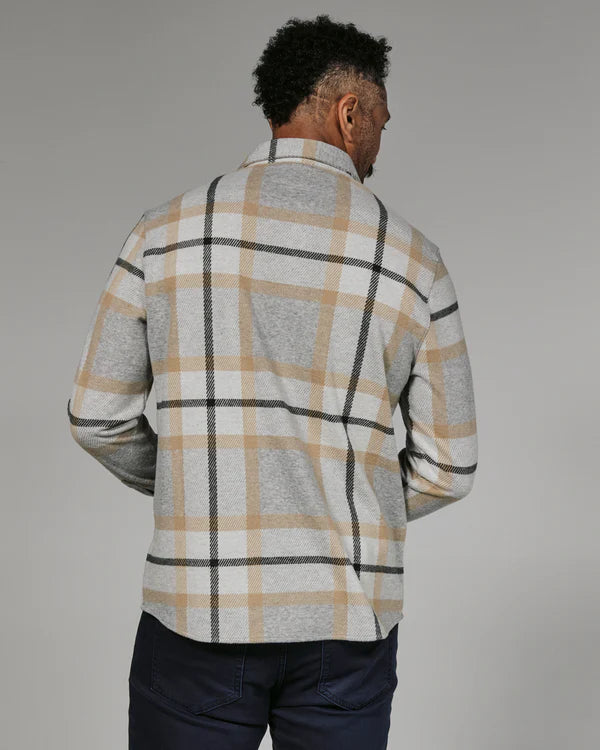 7Diamonds Generation™ Plaid Shirt Light Grey