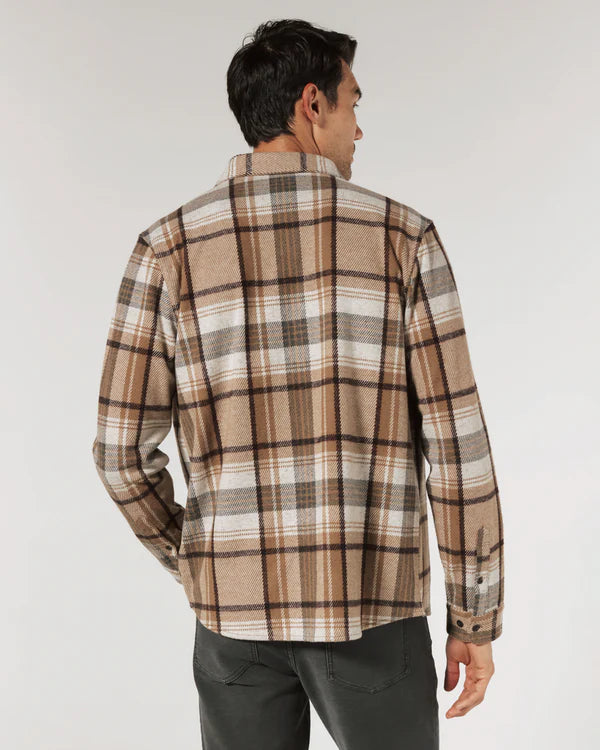 7Diamonds Generation™ Plaid Shirt Camel