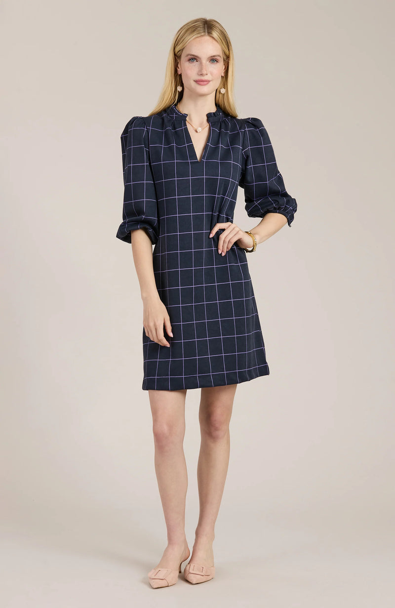 Tyler Boe Sherri Knit Dress Window Pane