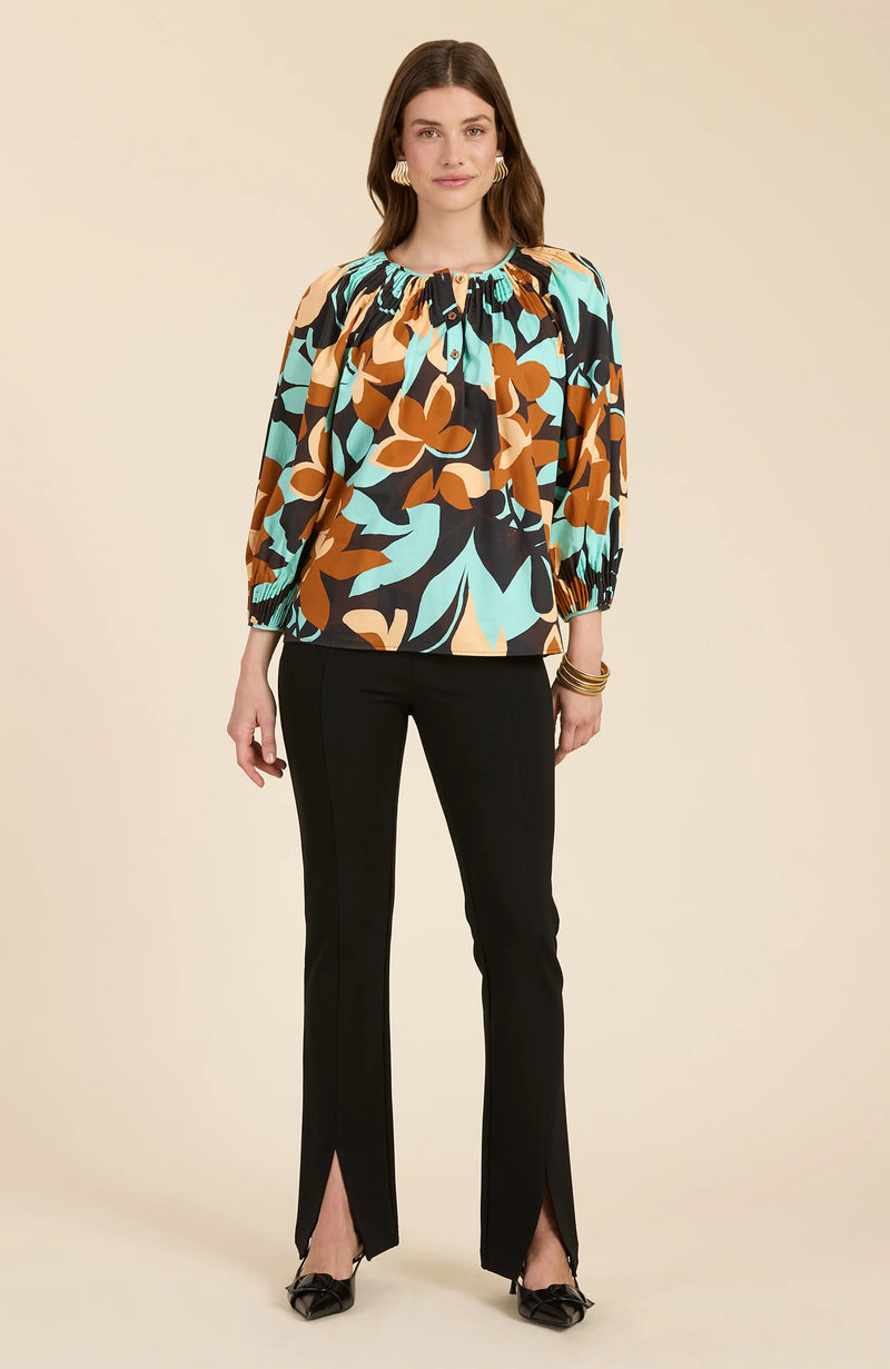 Tyler Boe Sarah Butterscotch Floral Top Multi