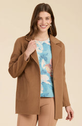 Tyler Boe Shannon Solid Top Coat Camel