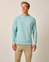 Johnnie-O Taber Crewneck Sweatshirt Permafrost