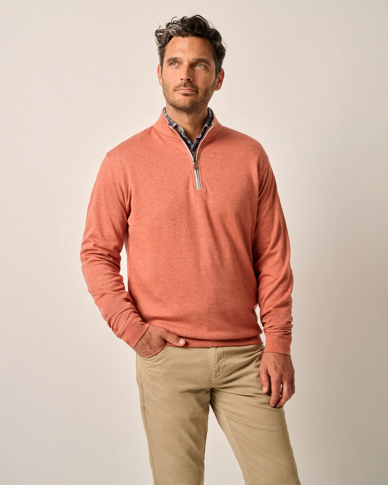 Johnnie-O Sully 1/4 Zip Pullover Creole