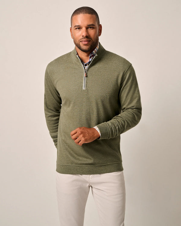 Johnnie-O Sully 1/4 Zip Pullover Sequoia