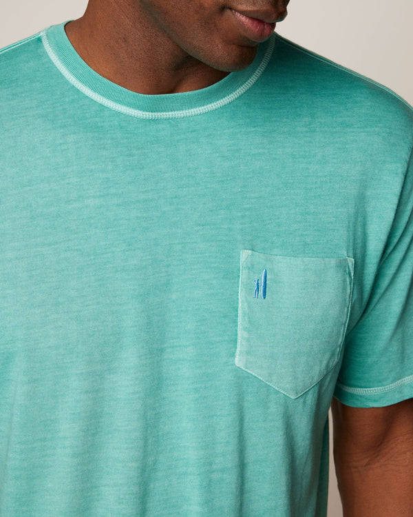 Johnnie-O Dale 2.0 Pocket T-Shirt in Seaglass