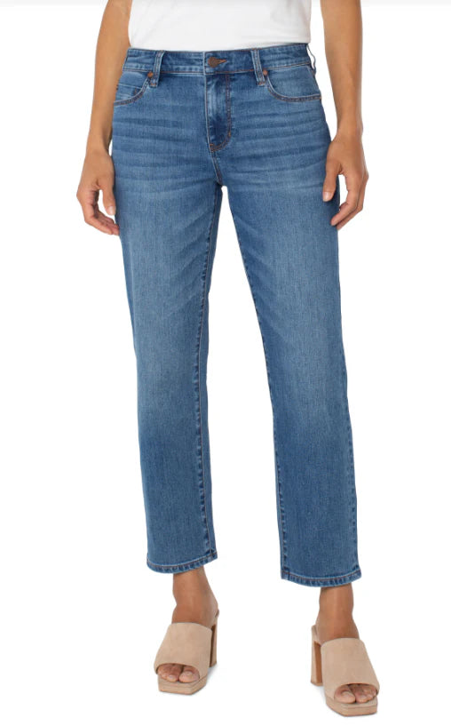 Liverpool Kennedy Crop Straight Jean Temecula