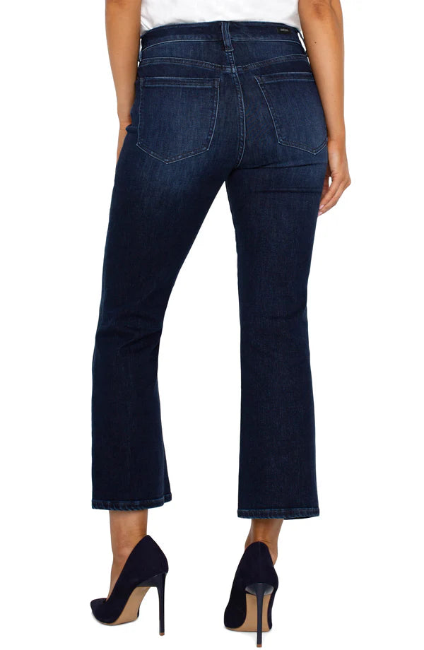 Liverpool Hannah Cropped Flare Jean Upland