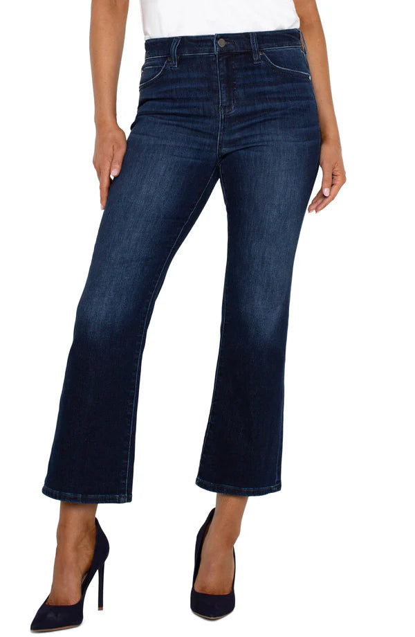 Liverpool Hannah Cropped Flare Jean Upland