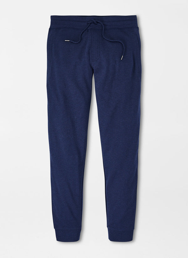 Peter Millar Lava Washed Garment Dyed Jogger in Navy