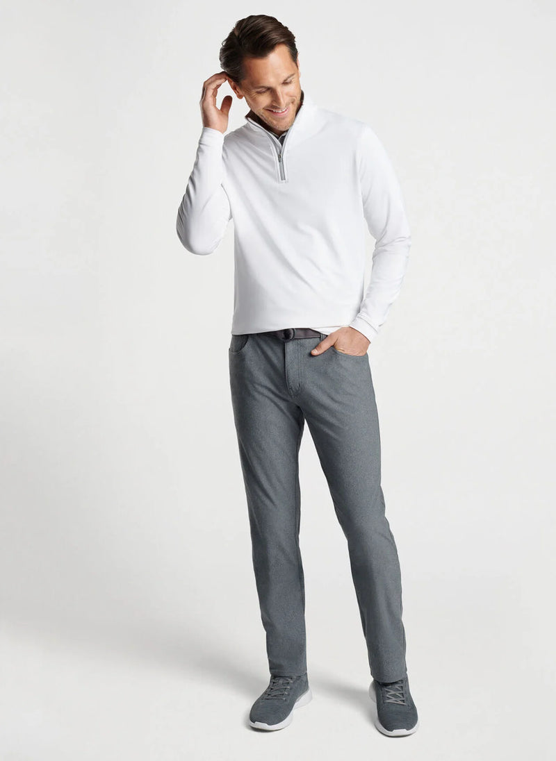 Peter Millar Perth Performance Quarter-Zip White