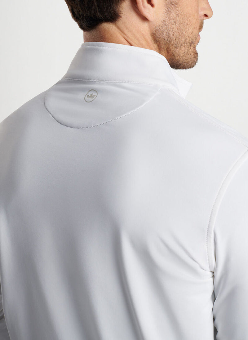 Peter Millar Perth Performance Quarter-Zip White