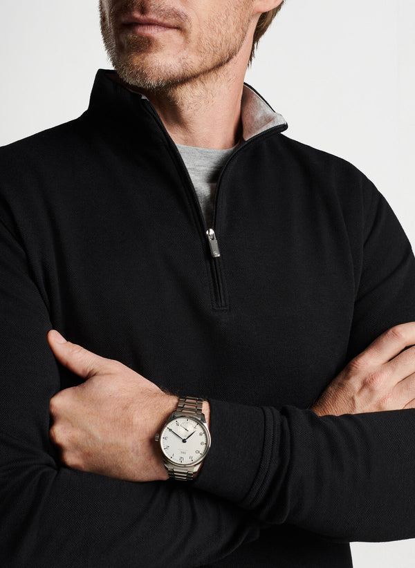 Peter Millar Crown Comfort Pullover in Black