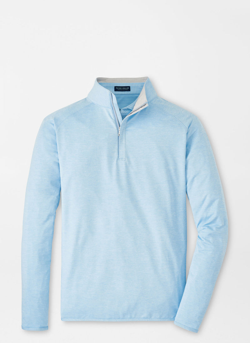 Peter Millar Stealth Performance Quarter-Zip in Blue Frost – Dan's ...