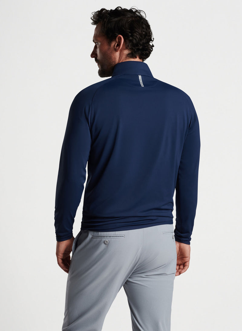 Peter Millar Stealth Performance Quarter-Zip in Navy