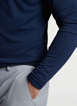 Peter Millar Stealth Performance Quarter-Zip in Navy