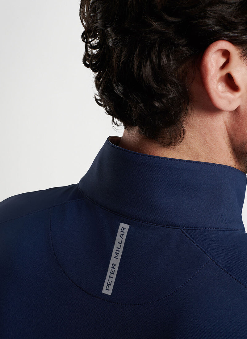 Peter Millar Stealth Performance Quarter-Zip in Navy