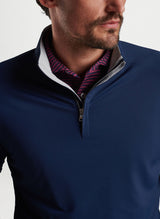 Peter Millar Stealth Performance Quarter-Zip in Navy