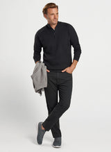 Peter Millar Signature Sateen Five-Pocket Pant Black