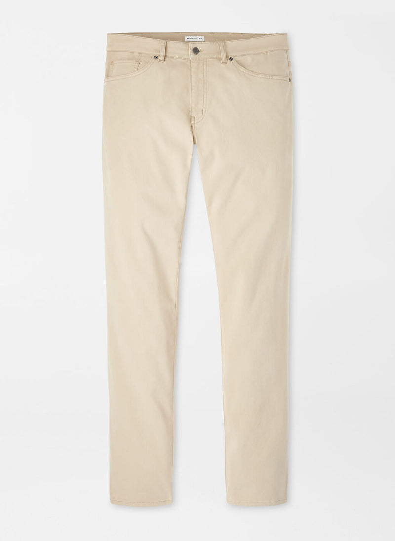 Peter Millar Signature Sateen Five-Pocket Pant Dark Sand