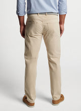 Peter Millar Signature Sateen Five-Pocket Pant Dark Sand