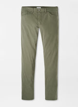 Peter Millar Signature Sateen Five-Pocket Pant Military