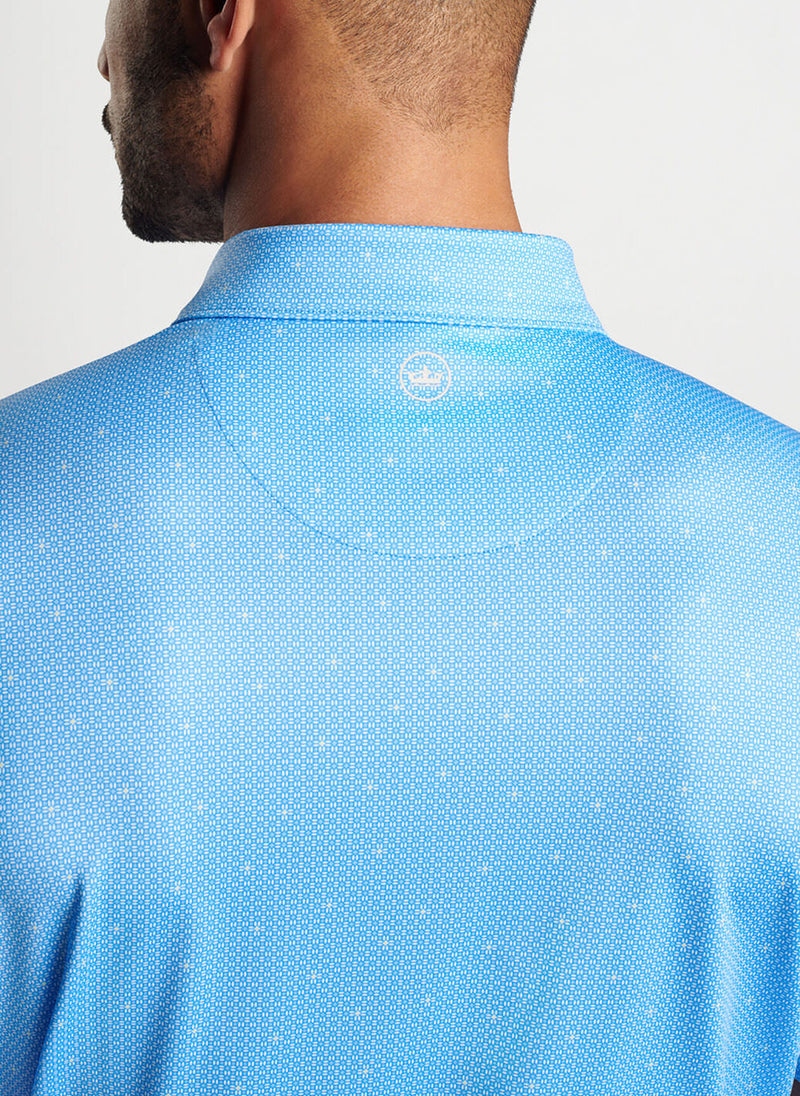 Peter Millar North Star Performance Jersey Polo Liberty Blue