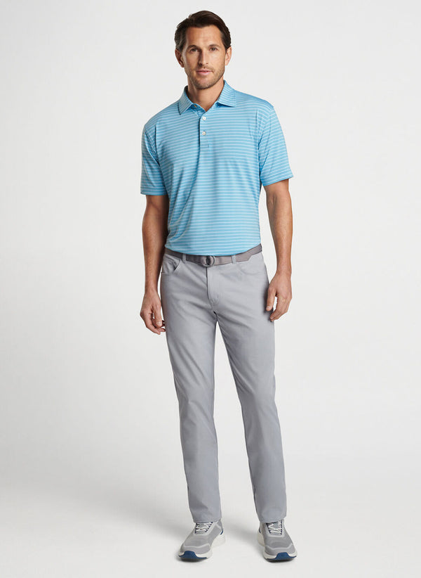 Peter Millar Drum Performance Polo Cyan